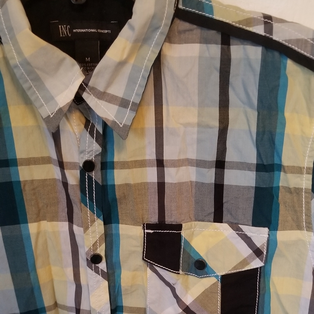 5 pc Forever 21 men, Abercrombie, INC, shirts lrg - Picture 8 of 16